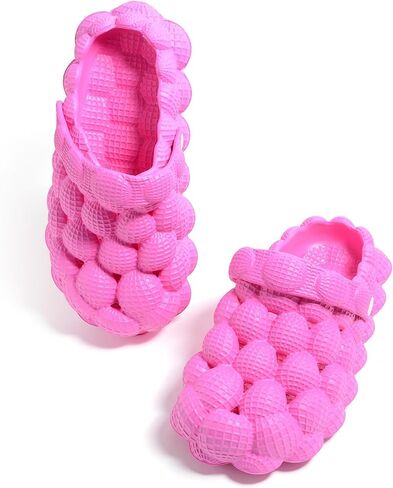Yonge & Finch Bubble Slides for Women Men Lychee Bubble Slippers Massage Golf Ball Slides Platform Sandals Pillow in Saudi Arabia