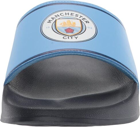 PUMA Men's LEADCAT 2.0 MAN CITY Slide Sandal, Puma New Navy-Team Light Blue, 8 in Saudi Arabia