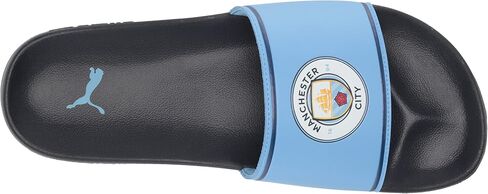 PUMA Men's LEADCAT 2.0 MAN CITY Slide Sandal, Puma New Navy-Team Light Blue, 8 in Saudi Arabia