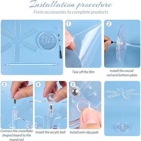 منظم مجوهرات دوار من الأكريليك، حامل منظم القلادة الشفاف مع 84 خطافًا، حامل عرض القلادة الدوارة للقلائد والأساور والخواتم والأقراط in Kuwait