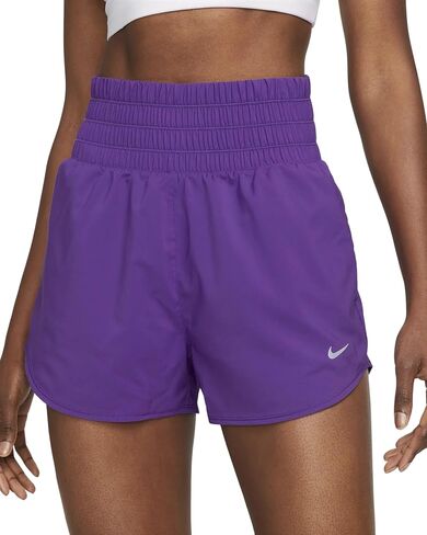 شورت Nike One Dri-FIT Ultra عالي الخصر مقاس 3 بوصات ومبطن ببطانة داخلية in Saudi Arabia