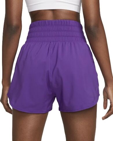 شورت Nike One Dri-FIT Ultra عالي الخصر مقاس 3 بوصات ومبطن ببطانة داخلية in Saudi Arabia