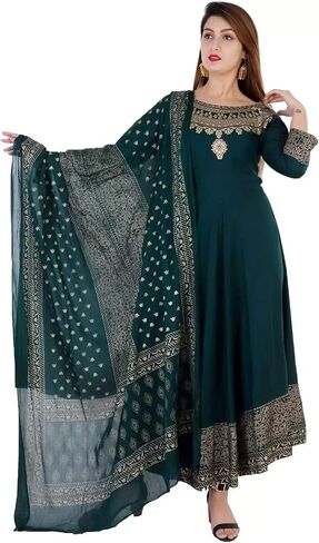 kurta for women with dupatta party wear traditional Indian Designer Anarkali Kurti in Saudi Arabia