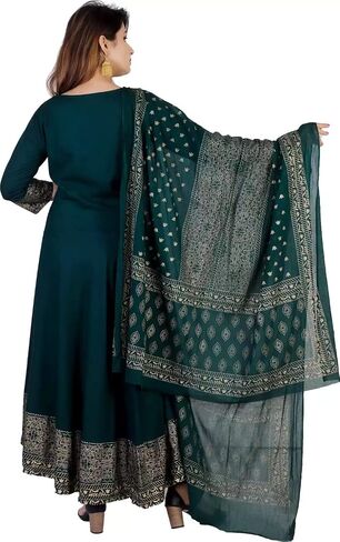 kurta for women with dupatta party wear traditional Indian Designer Anarkali Kurti in Saudi Arabia