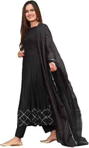 kurta for women with dupatta party wear traditional Indian Designer Anarkali Kurti in Saudi Arabia