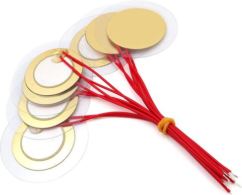 10 قطع 35 ملم من عناصر بيزو السلكية مسبقًا، مستشعر أسلم الزناد، قرص الطبل، عناصر الأقراص للجيتار الصوتي، الطبل، CBG إلخ. مع الرصاص in Kuwait