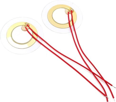 10 قطع 35 ملم من عناصر بيزو السلكية مسبقًا، مستشعر أسلم الزناد، قرص الطبل، عناصر الأقراص للجيتار الصوتي، الطبل، CBG إلخ. مع الرصاص in Kuwait