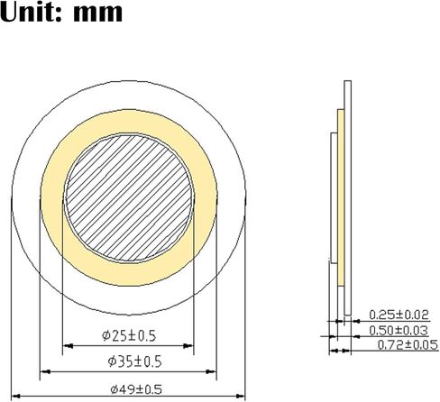 10 قطع 35 ملم من عناصر بيزو السلكية مسبقًا، مستشعر أسلم الزناد، قرص الطبل، عناصر الأقراص للجيتار الصوتي، الطبل، CBG إلخ. مع الرصاص in Kuwait
