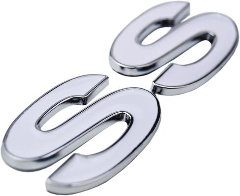 (Set of 2) Chrome Trimed 3D 1996-2002 SS Emblem Badge 12369965R Replacement for Camaro SS SLP in Saudi Arabia