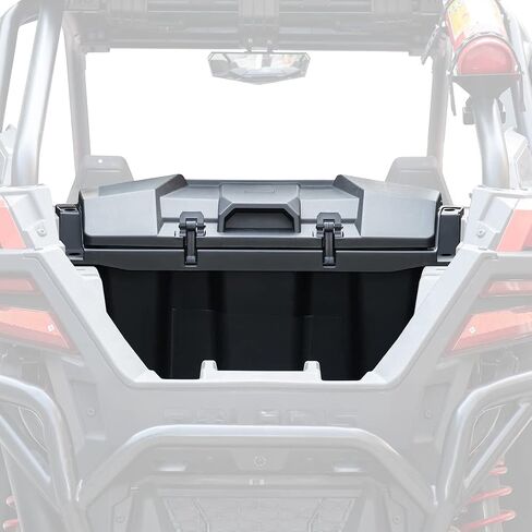 صندوق شحن KEMIMOTO PRO XP 73 QT UTV صندوق تخزين خلفي صندوق سرير UTV صندوق أدوات تروس من البولي إيثيلين منخفض الكثافة متوافق مع Polaris RZR PRO XP/4 / RZR Turbo R/4 مع مزلاجين قابلين للقفل 2883751 in Saudi Arabia