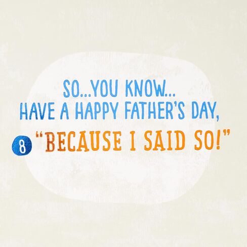 Hallmark Funny Fathers Day Card for Dad from Son or Daughter (Things We Learn from Dads) in Saudi Arabia