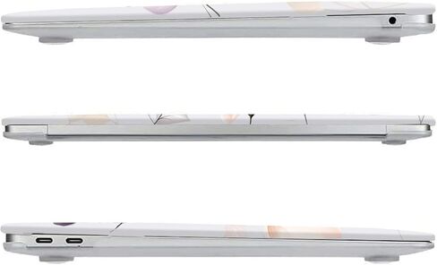 MOSISO Compatible with MacBook Air 13 inch Case 2022 2021 2020 2019 2018 Release A2337 M1 A2179 A1932 Retina Display Touch ID, Plastic Hard Shell Case&Keyboard Cover&Screen Protector, Dry Flower in Saudi Arabia