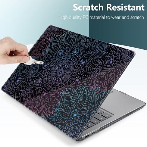 DONGKE Case Compatible with 13.5" Microsoft Surface Laptop 5/4 / 3 Laptop with Metal Keyboard 2022 2021 2019 (Model: 1951/1868), Hard Shell Case with Keyboard Cover & Screen Film, Right & Left Brain in Saudi Arabia