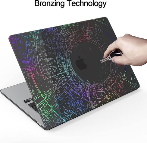 Case for New MacBook Air 15 Inch (2023 2024 Release Model: M3 A3114 M2 A2941 Chip 15.3 Inch Protective Case& Keyboard Cover & Dust Plug，(Rose Gold) Wormhole G4 in Saudi Arabia
