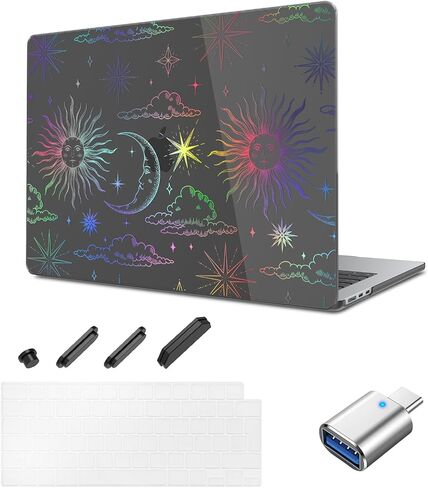 Case for New MacBook Air 15 Inch (2023 2024 Release Model: M3 A3114 M2 A2941 Chip 15.3 Inch Protective Case& Keyboard Cover & Dust Plug，(Rose Gold) Wormhole G4 in Saudi Arabia