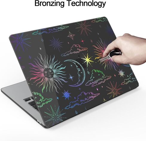 Case for New MacBook Air 15 Inch (2023 2024 Release Model: M3 A3114 M2 A2941 Chip 15.3 Inch Protective Case& Keyboard Cover & Dust Plug，(Rose Gold) Wormhole G4 in Saudi Arabia