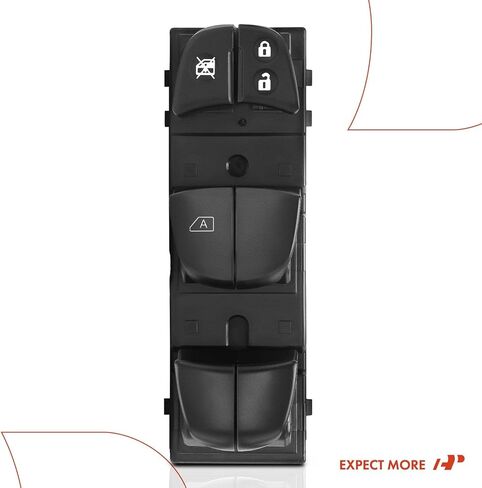 A-Premium - مفتاح نافذة الطاقة الرئيسي لجانب السائق - متوافق مع Nissan Altima 13-22، Pathfinder 13-20، Sentra 13-23، Rogue 14-20، Juke 11-17، Leaf 13-22 مع جانب السائق التلقائي مع موصلين in Saudi Arabia