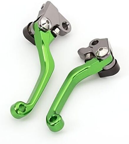 FXCNC CNC الألومنيوم الترابية دراجة محور الفرامل رافعة مجموعة متوافق مع KX250F KX450F KX 250F 450F 2013-2018، KX250 2019-2020 in Saudi Arabia