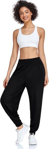 Annenmy Sweatpants for Women, High Waisted Yoga Jogger Pants Loose Fit Lounge Pants Ladies Sweat Pants with Pockets in Kuwait