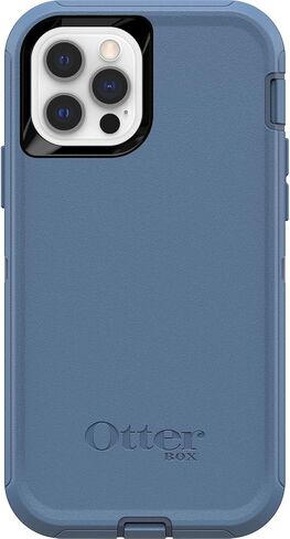 OtterBox Defender Series Screenless Edition Case for iPhone 12 & iPhone 12 Pro (Only) - Holster Clip Included - Non-Retail Packaging - Black in Saudi Arabia