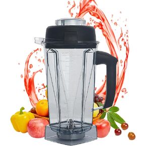64oz Blender Pitcher Fit For Vitamix, Replacement for vitamix 5200, 5000, 5500, 6300, 7500, A2300, Pro200, 500, 750, Vita-Prep, Classic/Explorian/Commercial series, For vitamix Blender Container Cup