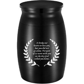 3 Inches Small Keepsake Urn for Human Ashes Aluminum Mini Cremation Urns Memorial Ashes Urn Miniature Burial Funeral Urns for Sharing Ashes Mini Keepsake Urn