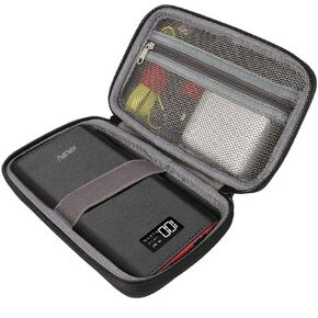 co2CREA Hard Travel Case Replacement for Anker Astro/RAVPower/Aukey/EasyAcc Classic/Ravpower Power Bank External Battery Pack Portable Charger Adaptor