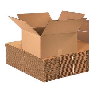 AVIDITI 16 x 16 x 8 Corrugated Cardboard Boxes, Medium 16"L x 16"W x 8"H, Pack of 25 | Shipping, Packaging, Moving, Storage Box for Home or Business, Strong Wholesale Bulk Boxes