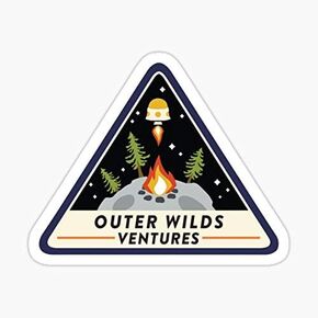 Outer Wilds Ventures Sticker - Sticker Graphic - Auto, Wall, Laptop, Cell, Truck Sticker for Windows, Cars, Trucks