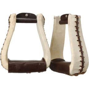 Tough 1 Rawhide Roper Stirrups
