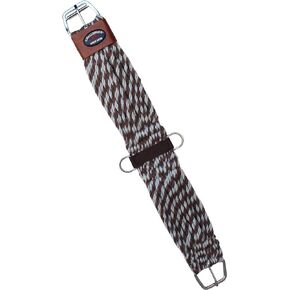 CHALLENGER Horse Western 27 Strand Double Weave Two-Tone Mohair Straight Cinch 97RT18