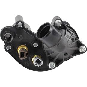902-204 Engine Coolant Thermostat & Housing with Gasket Sensor for Ford Explorer 1997-2001 Ranger 2001 Mercury Mountaineer 1998-2001 4.0L, YU3Z8A586AA YU3Z 8A586 AA