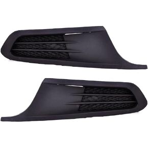 2PCS Black Left and Right Bumper Grille Air Grille Vent For VW Jetta MK6 2011-2014 5C6 853 665 9B9 / 5C6 853 666 9B9 (For Sedan model, NOT for Wagon)