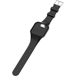 Compatible for GolfBuddy Voice 2 GPS Replacement Band Replacement Silicone Wrist Band Strap For GolfBuddy Voice 2 GPS and GolfBuddy Voice GPS (Silicone Black)