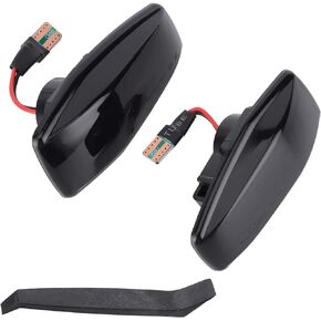 Side Marker Light, Turn Signal Light Side Marker Lamp Smoke Lens Dynamic Fit for i10/Getz/Elantra