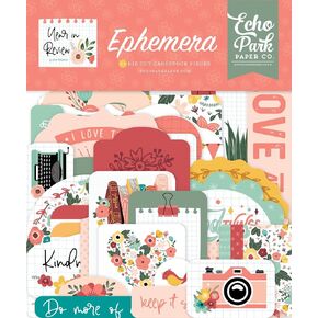Echo Park Cardstock Ephemera-Icons, Year In Review IR337024 in Saudi Arabia