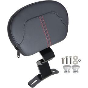 Motorcycle Backrest Pad Front Driver Rider Detachable Backrest Replacement for Touring CVO Street Glide Road King Road Glide 2009-2022 Black