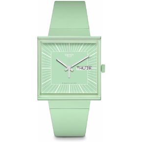 Swatch Unisex Casual Watch Green Bioceramic Quartz What IF?…Mint