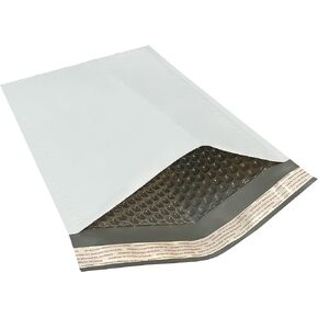 Poly Bubble padded Mailer - (100pack, 3-8.5" x 14.5") Pack and Ship - self sealing Industrial standard Office, School, and Business shipping product