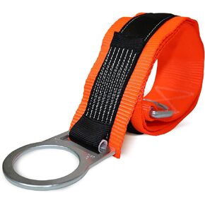 AFP 3’ Cross Arm Strap Premium Heavy-Duty Pass-Through Double Steel Ring, Safety Fall Protection Anchorage Connector (OSHA/ANSI) PPE