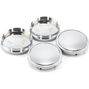 4Pcs 56mm(2.2in) Wheel Center Caps Wheel Rims Replacement 1J0 601 171 Silver Hub Caps, Golf Jetta Rim Caps