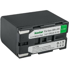 Kastar 2-Pack Battery Replacement for Samsung SB-L160 SBL160, SB-L320 SBL320, SB-L480 SBL480, SB-L110A SBL110A Battery, Samsung VP-W87 VP-W87D VP-W90 VP-W95D VP-W97 Medion MD9014 VP-SCD55 Camera