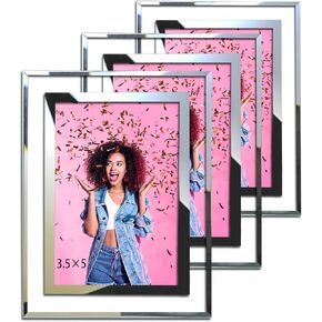 SIMON'S SHOP 8x10 Picture Frame Glass Picture Frames 8x10 Wall and Tabletop Display Frame - 2 Pack