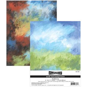 Spellbinders Stampendous Outdoorsy Quick Cards Backgrounds, Various
