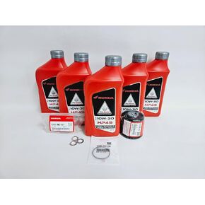 OEM Oil Change Kit fits 2018-2024 Honda Goldwing DCT Full Synthetic HP4S, KIT-18GWDCT-52