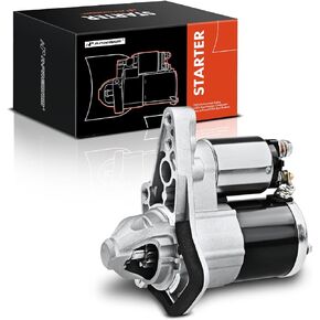 A-Premium Starter Motor Compatible with Nissan Versa 2012-2014 L4 1.6L, Versa Note 2014 L4 1.6L, 12V 1.2KW 10-Tooth Clockwise, Replace# 23300-1HK0A, M000T32171