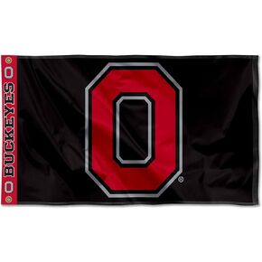 College Flags & Banners Co. Ohio State Buckeyes Printed Header 3x5 Foot Banner Flag