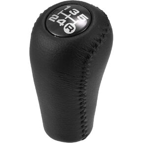 X AUTOHAUX Car Manual Gear Stick Shift Knob 5 Gear for Toyota 4Runner 1991-2001 Pickup SR5 6 Cyl 3.0L 1991-1995 Car Shift Head Faux Leather Black