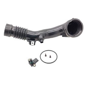 Air Turbo Induction Pipe Rear Duct w/Sensor for 2011-2017 BMW 535i 640i 740i X5 X6 3.0L N55 13717609811