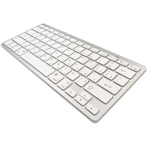 Meega Wireless Russian Keyboard, Minority Language Ultra Thin Lightweight Silent Bluetooth Keyboards for Laptop/Computer/Surface/Desktop/Smart TV